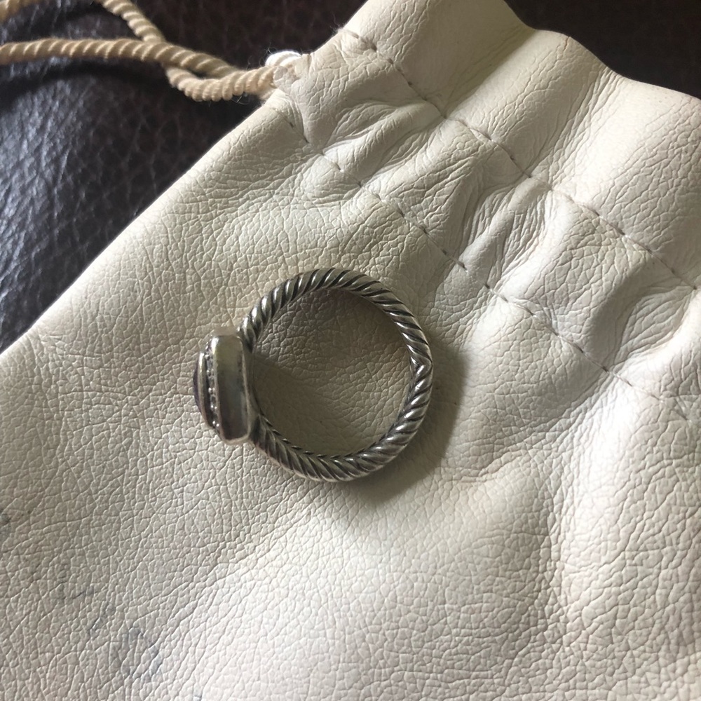 David Yurman amethyst cable ring - Picture 3 of 8